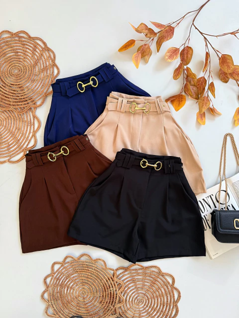 Shorts Alfaiataria C/Cinto - comprar online