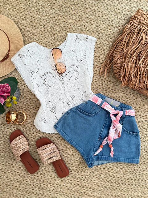 Blusa Crochê - comprar online