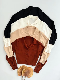 Camisa Cropped Ayla - comprar online