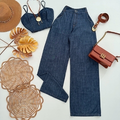 Calça Wide Leg Jeans Tencel - comprar online