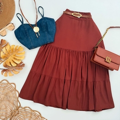 Cropped Jeans Tencel na internet