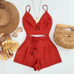 Conjunto Cropped + Shorts - comprar online