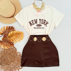 Saia Shorts Couro Eco - loja online