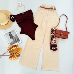 Calça Pantalona Linho - BellaChic