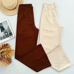 Calça Pantalona Linho - comprar online