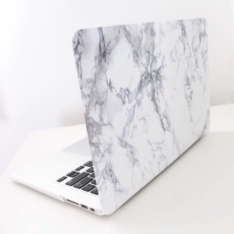 Funda para Macbook Marmol blanca
