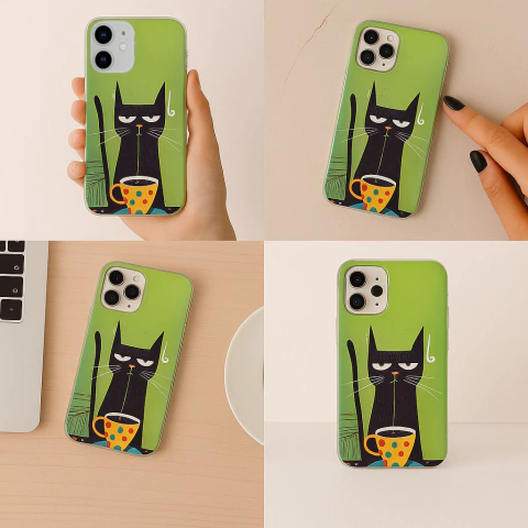 Imagen de Funda Antigolpe Cafecito para iPhone