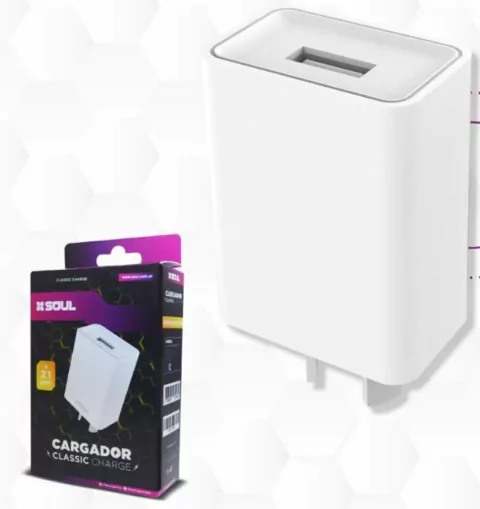 Cargador USB x 1 Soul Clasico