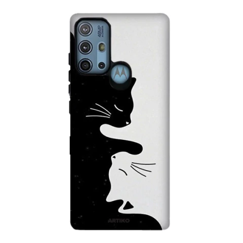 Funda Antigolpe Blanco y Negro para Motorola - comprar online