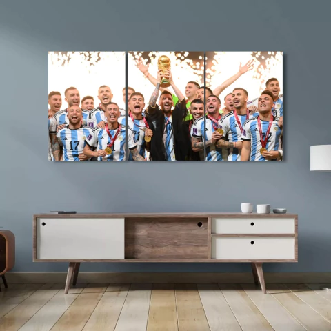 Cuadro triptico Campeones