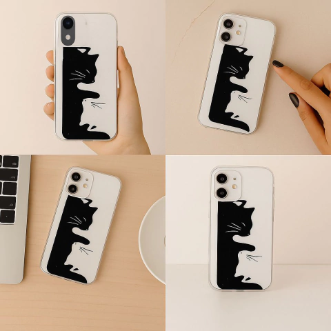 Funda Antigolpe Blanco y Negro para iPhone - comprar online