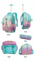 Mochila Carrito Escolar Set Lunchera Cartuchera Paris Amplia - comprar online
