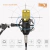Kit Grabación Micrófono Condenser BM800 Brazo Articulado USB Gris - PC MIDI Center