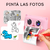 Imagen de Cámara Impresora Infantil Portátil Video FULL HD Azul Ausek G202