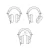 Auricular Profesional Audio Technica Ath-m20x - tienda online