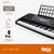 Teclado Órgano Electrónico MK939 61 Teclas Led Sensitivo Con Fuente en internet