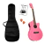Guitarra Electroacústica 4/4 Midiplus Funda Diestro Rosa