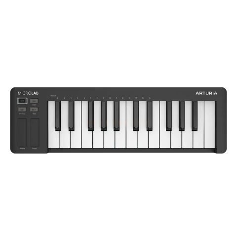 Controlador MIDI ARTURIA MicroLab mk3 Negro - comprar online