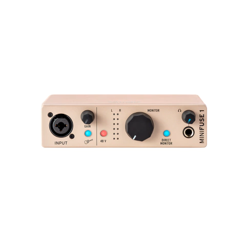 Placa de Sonido Arturia MiniFuse 1 Champagne - comprar online