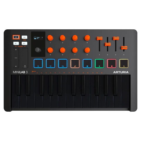 Arturia MiniLab 3 Orange Controlador MIDI 25 Teclas - comprar online