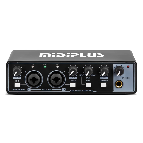 Placa Interfaz De audio USB Midiplus M2 - comprar online