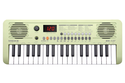 Teclado Meike MK137 Verde 37 Teclas Sensitivas Controlador MIDI - comprar online