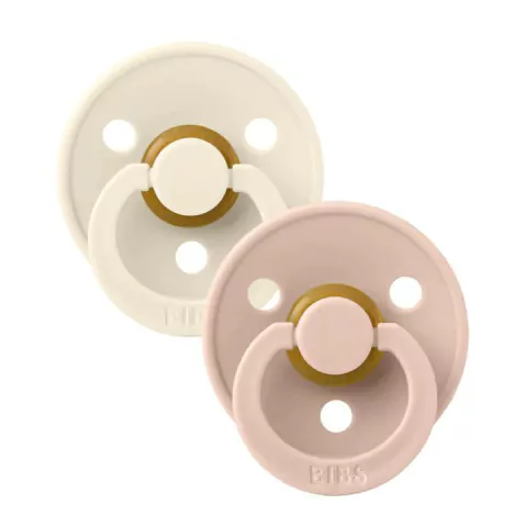 Chupete BIBS Colour Pacifier Ivory-Blush (Tetina anatómica)