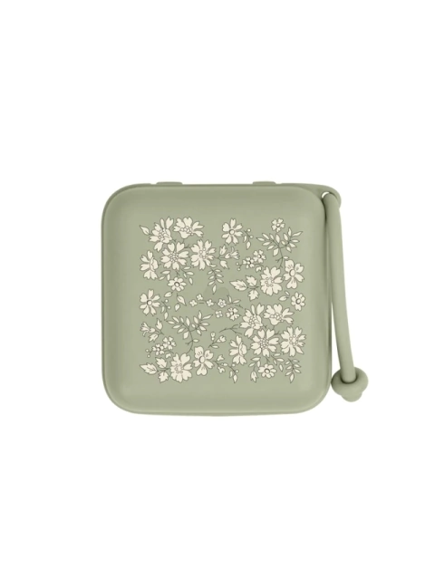 Caja portachupete BIBS x LIBERTY Pacifier Box - Sage