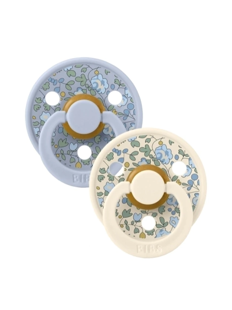 Chupete BIBS x Liberty Eloise -Dusty Blue Mix T.Redonda