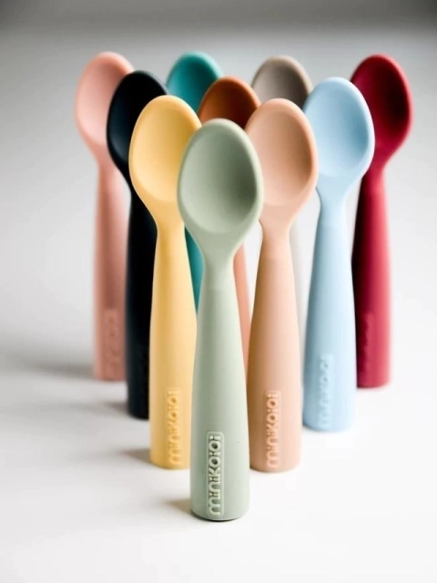 Set x2 Cucharas silicona Minikoioi Scoopers 6M+