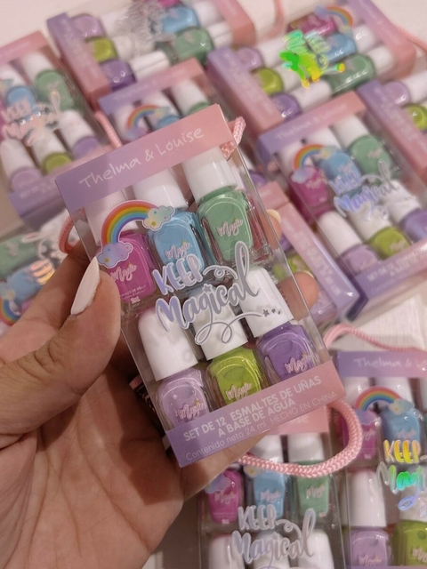 Set mini esmaltes x 12 unidades