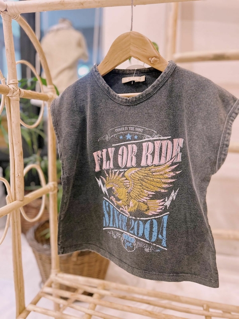 Remera Eagle Negro | Joe Hopi