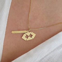 Colar Profissão Administração Banho Ouro 18K na internet