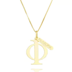 Colar Profissão Filosofia Banho Ouro 18K - comprar online