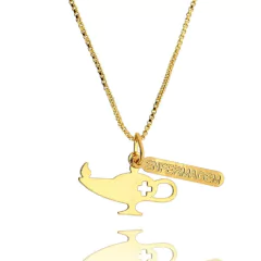 Colar Profissão Enfermagem Banho Ouro 18K - comprar online