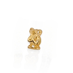 Piercing Trançado Martelado Folheado Ouro 18K - comprar online