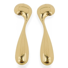 Brinco Gota Espelhada Folheado Ouro 18K - comprar online