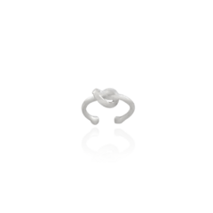 Piercing Nó Delicado Banho Ródio Branco - comprar online