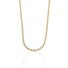 Colar Longo Corrente Mimosa Banho Ouro 18K - comprar online