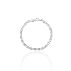 Pulseira Elo Mimoso Banho Ródio Branco
