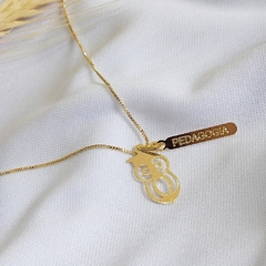 Colar Profissão Pedagogia Banho Ouro 18K - comprar online