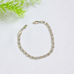Pulseira Elo Mimoso Banho Ródio Branco na internet