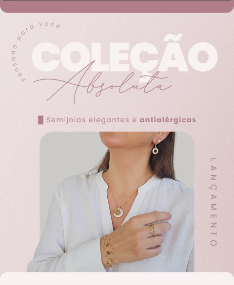 Carrusel Semijoias em Brincos, Colares, Anéis e Pulseiras | Lua Mia Semijoias