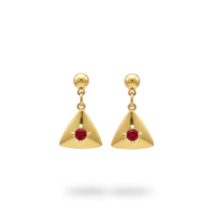 Imagen de Aritos triangulo strass