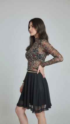 Remera top Keith estampada - comprar online