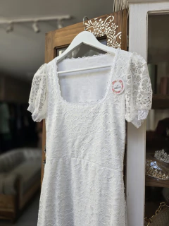 Vestido MARGOT blanco - Florencia Casarsa