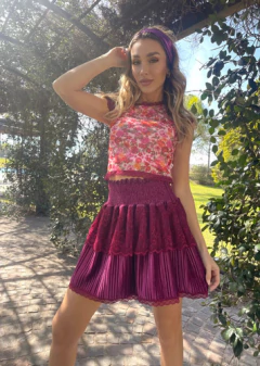 Mini Falda DELIA VELVET - comprar online