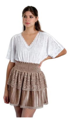 Mini Falda DELIA VELVET - comprar online