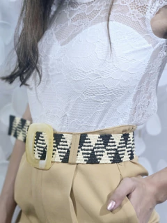 Cinturón RAFIA ELASTIZADA - tienda online