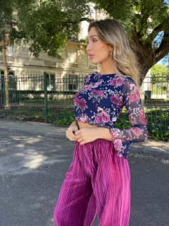 Top BRUNA MANGA LARGA